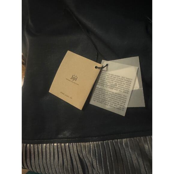 Jijil metallic blouse Dark blue silver size 8 - Picture 8 of 10